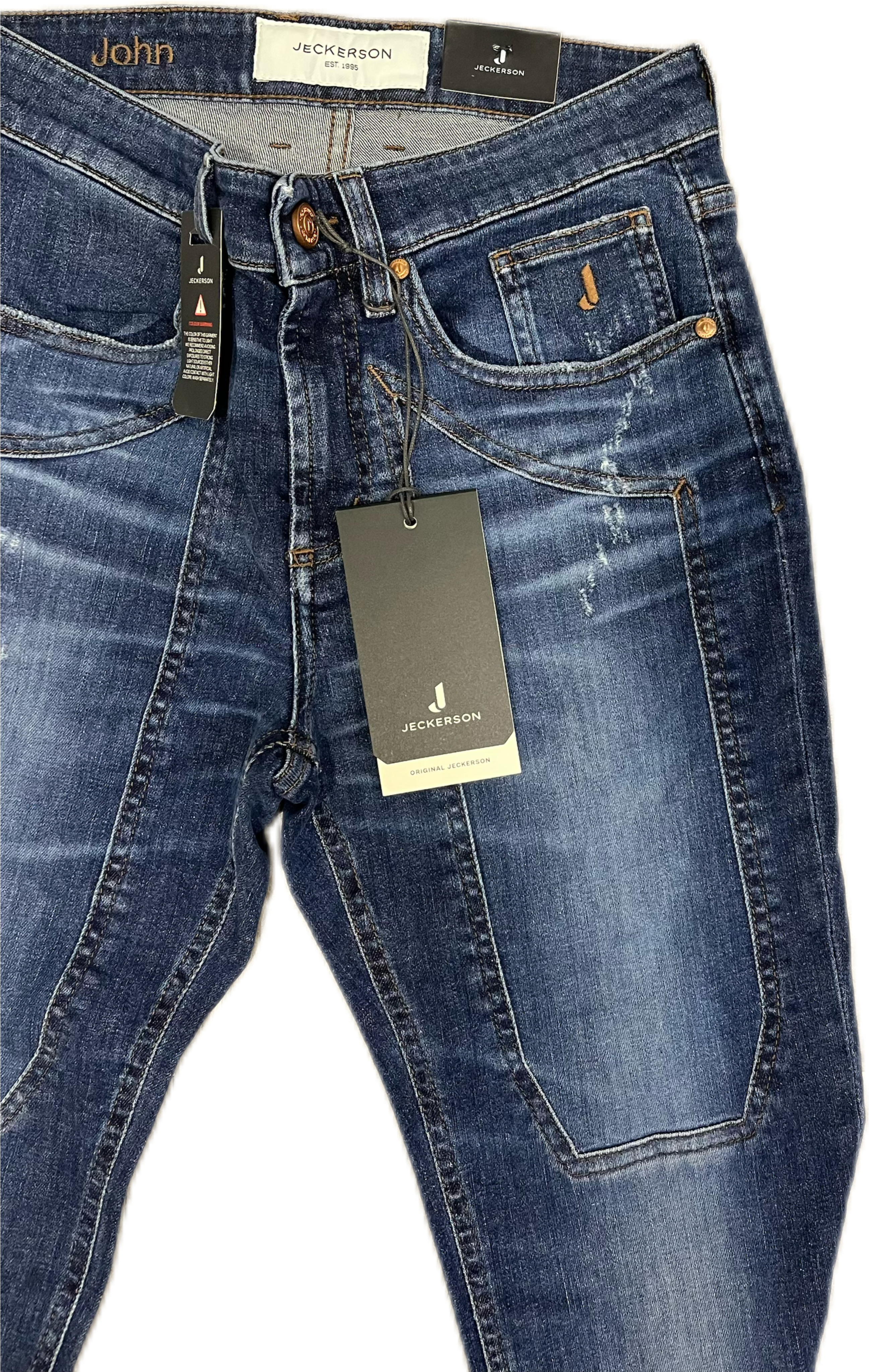 Jeans JECKERSON toppa denim con strappi