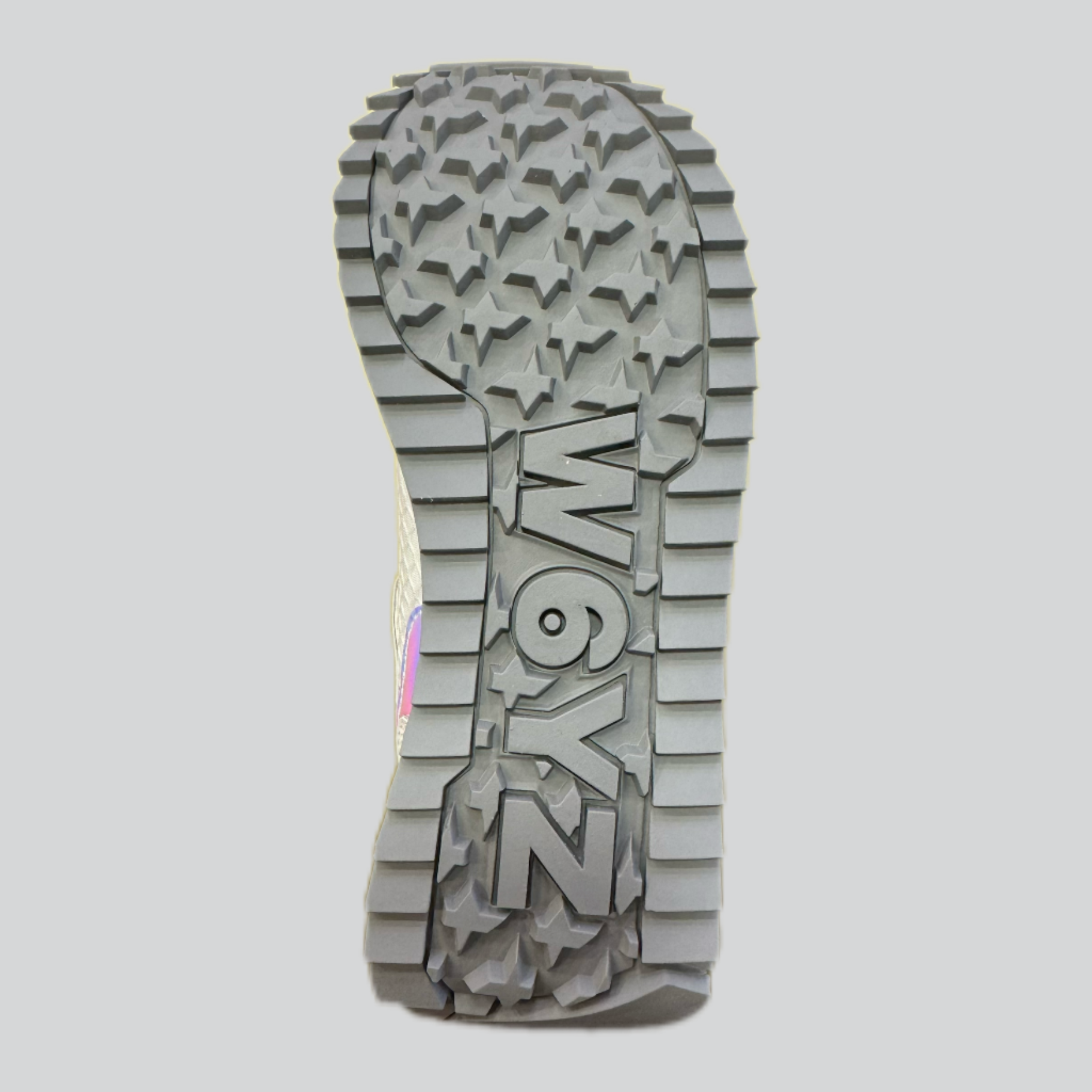 Sneaker W6YZ DEVA in pelle e tessuto tecnico Bianco-Platino