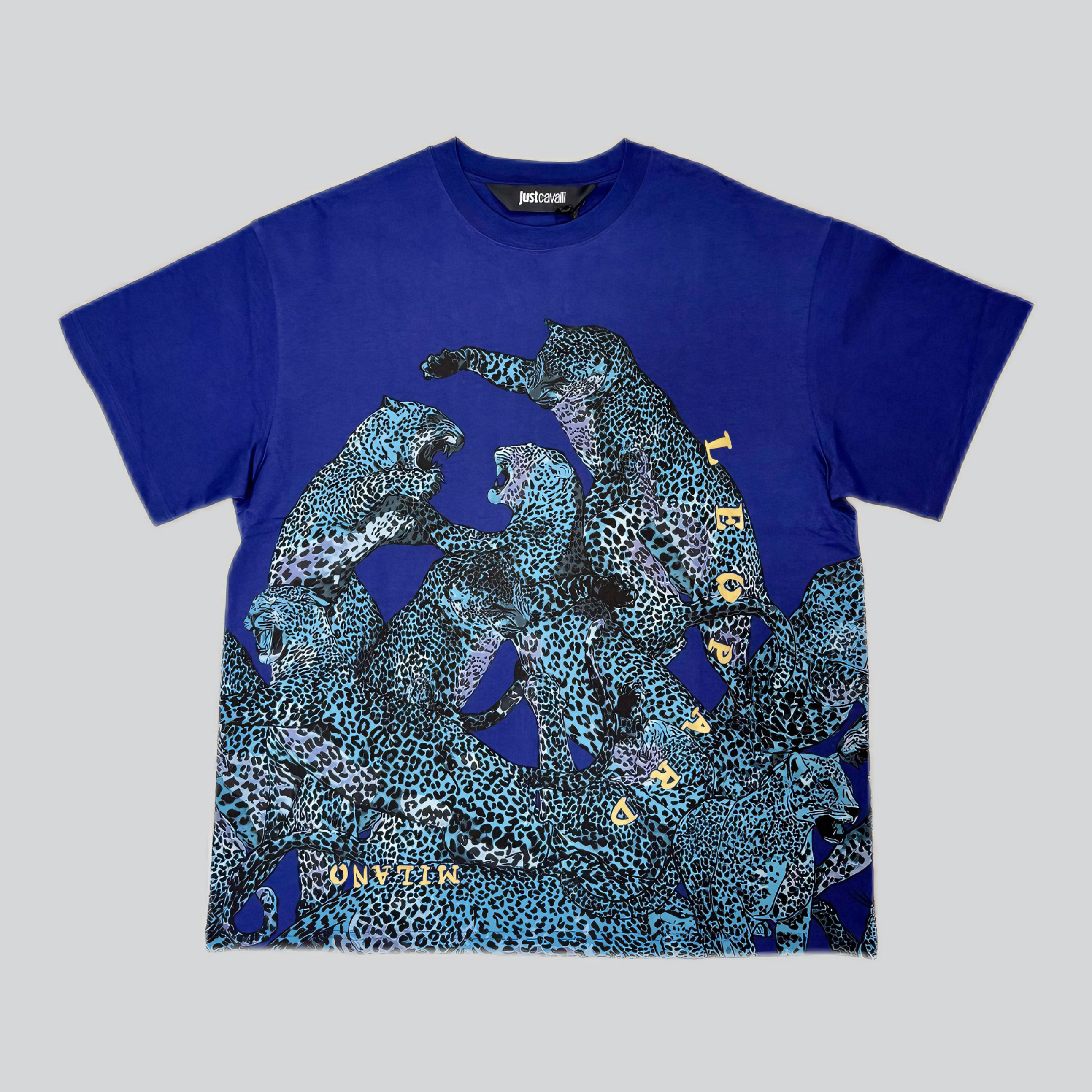 T-shirt JUST CAVALLI stampa leopardi