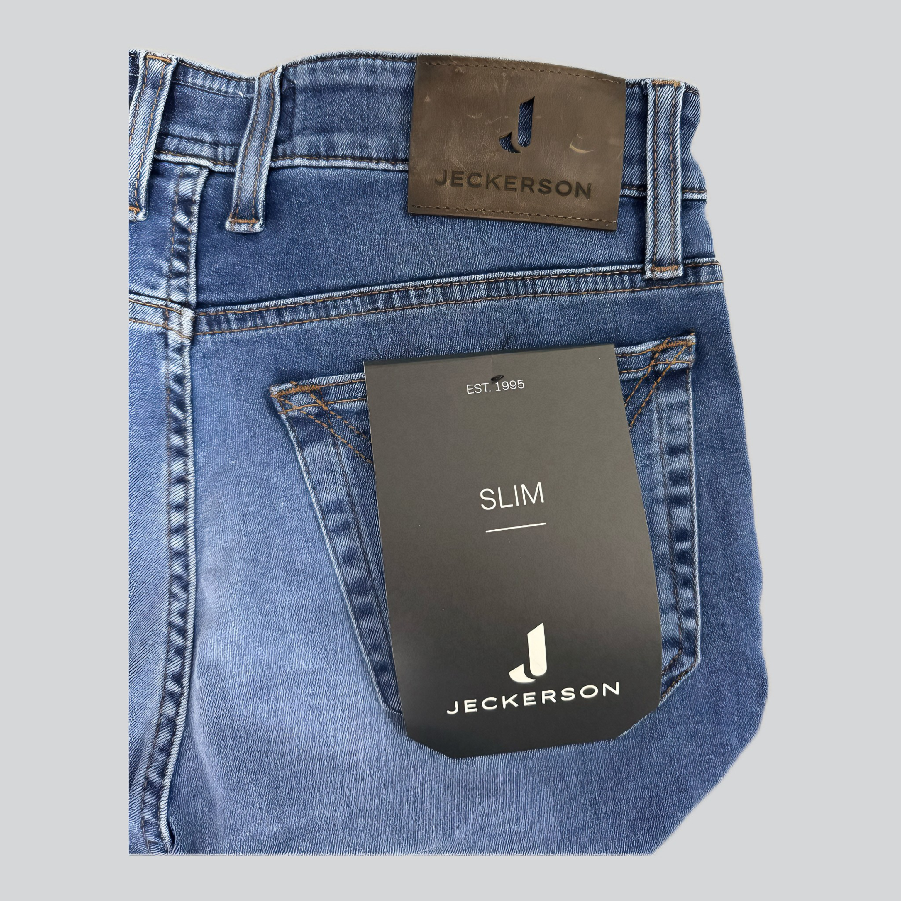 Jeans JECKERSON toppa alcantara blu