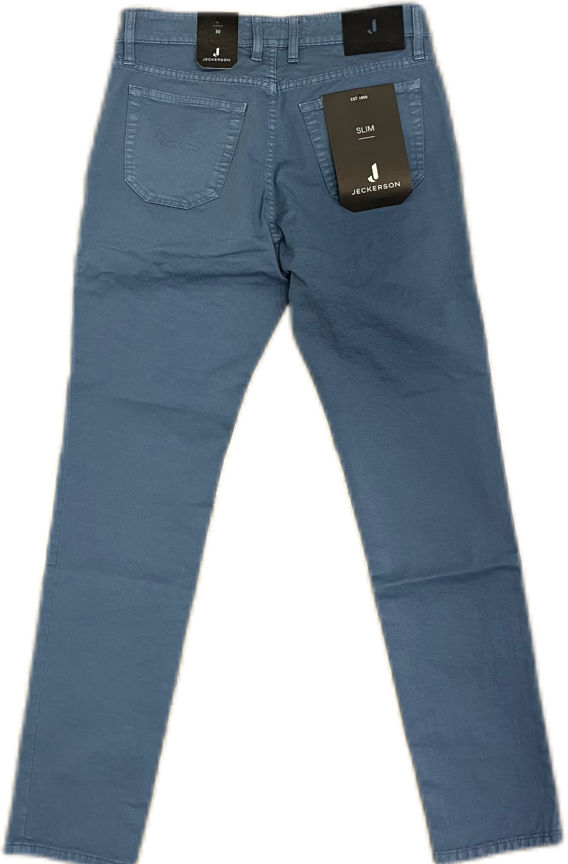 Pantalone JECKERSON toppa alcantara azzurra
