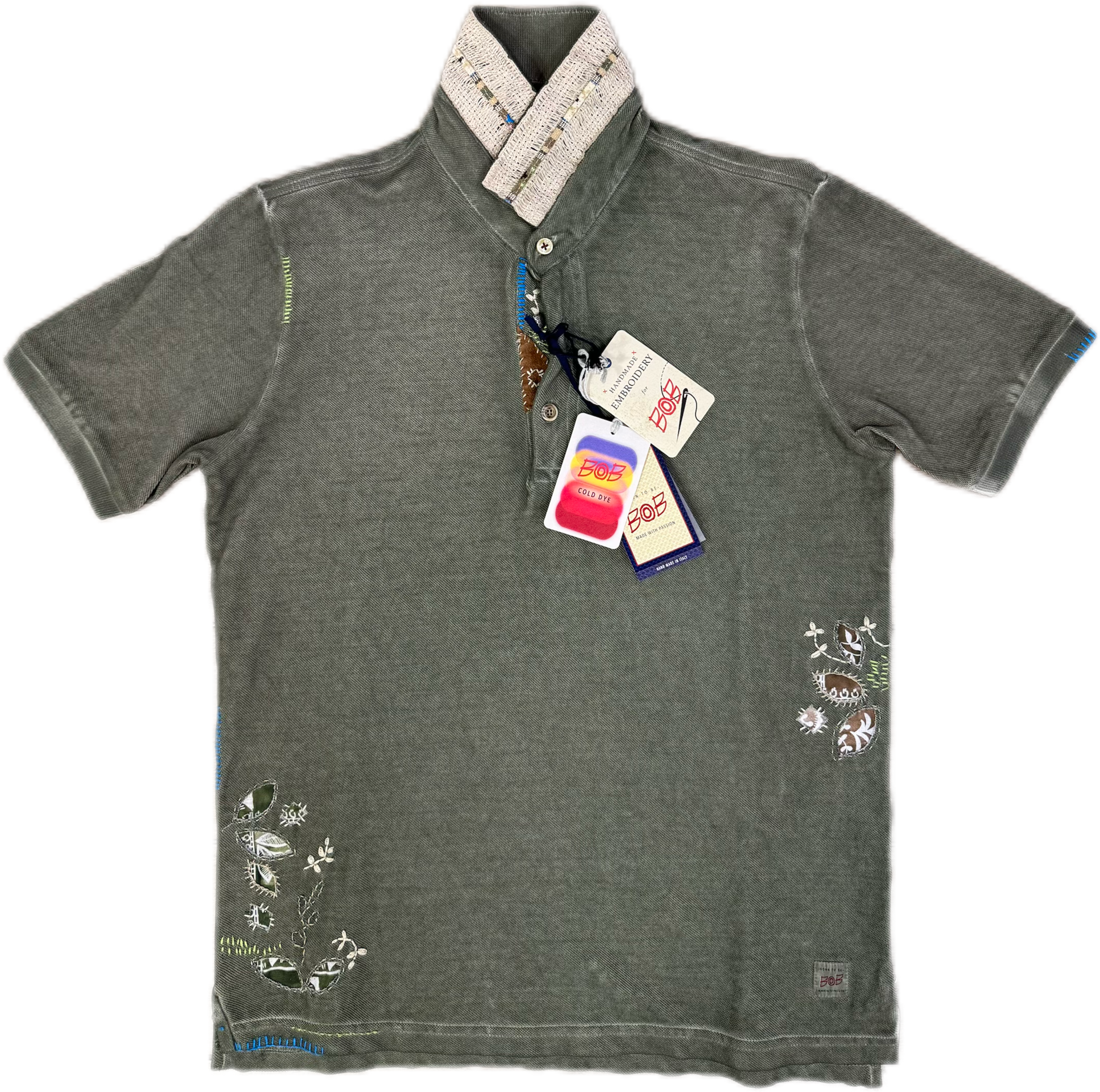 Polo BOB ricamata a mano