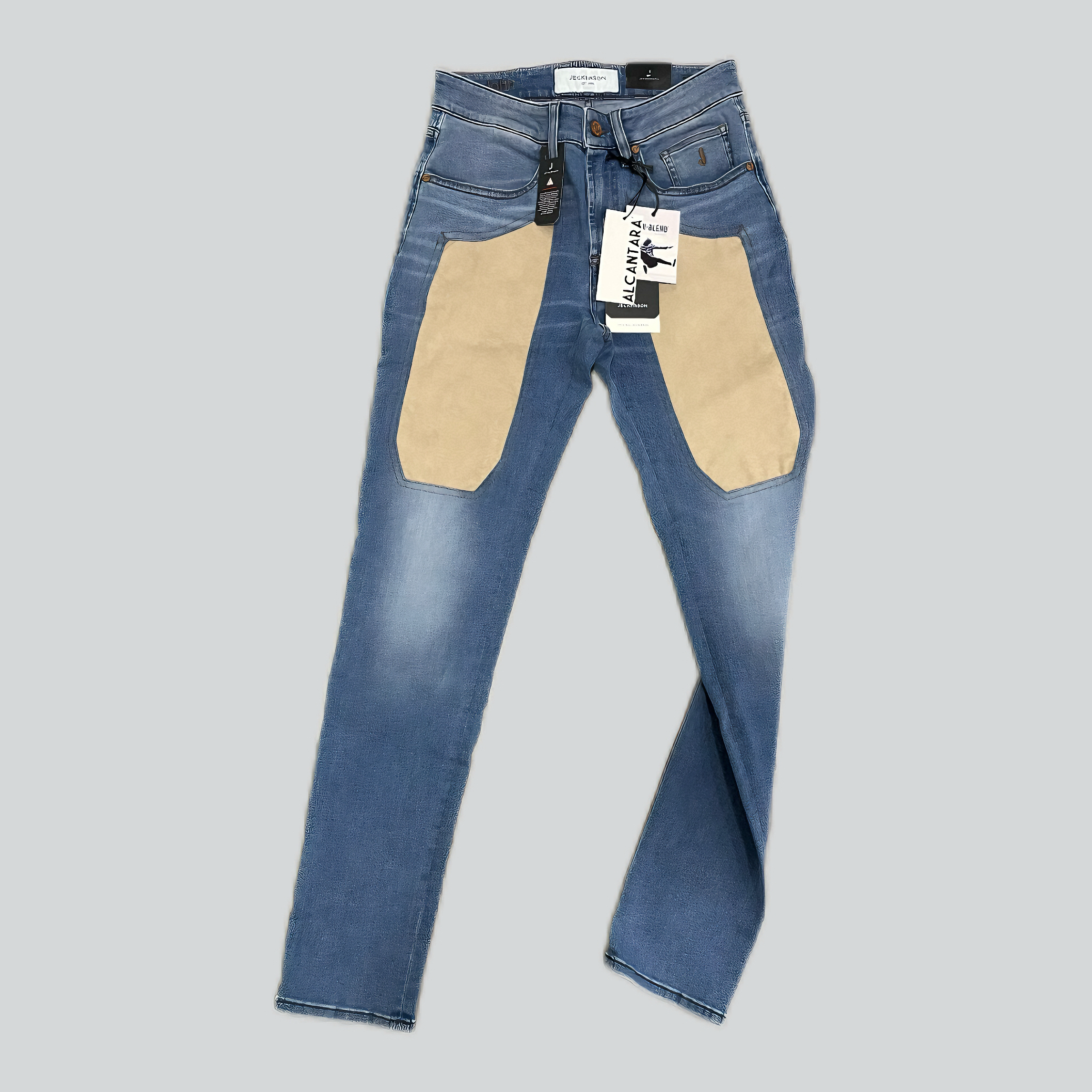 Jeans JECKERSON toppa alcantara beige