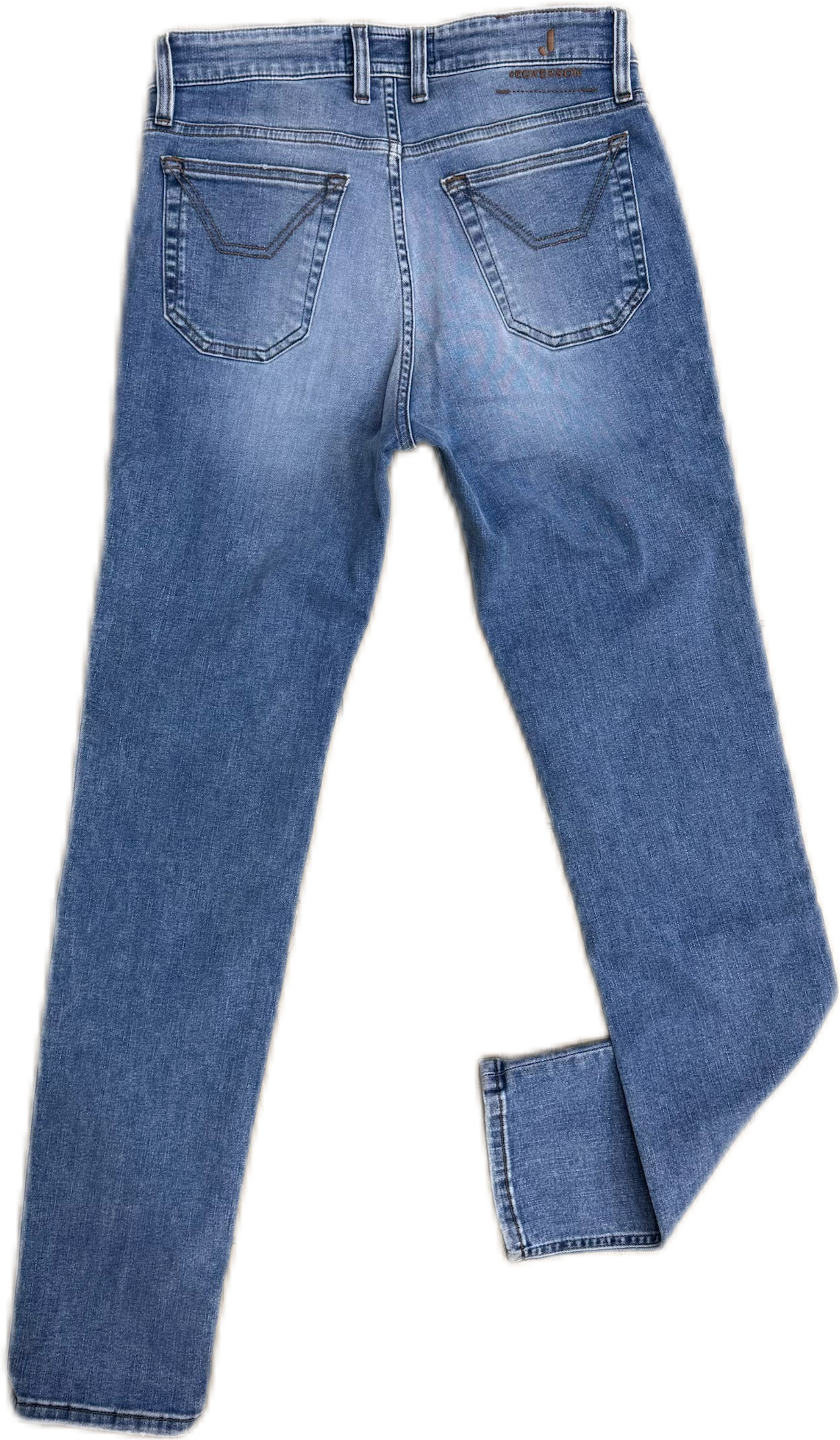 Jeans JECKERSON chiaro con toppa denim