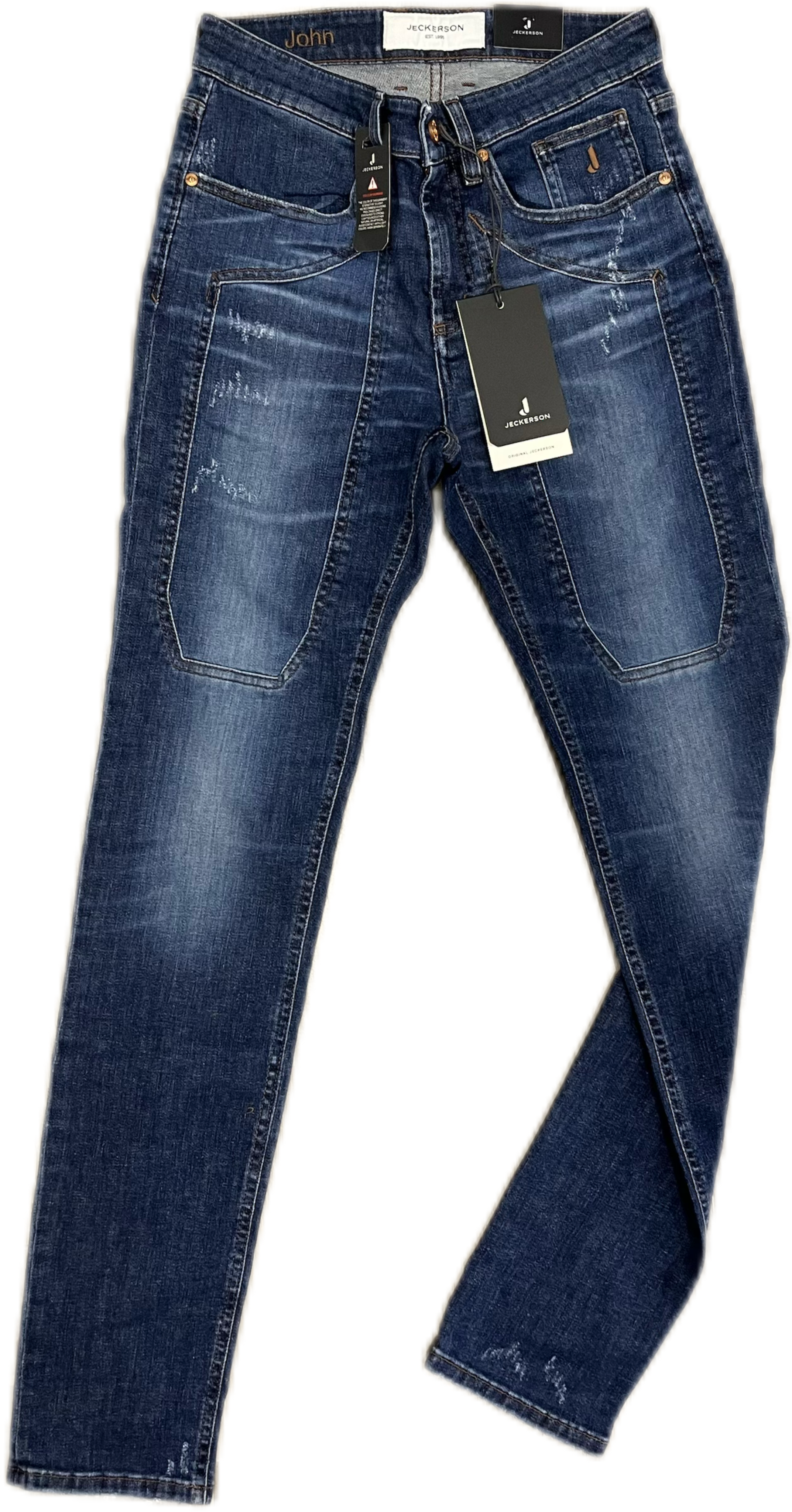 Jeans JECKERSON toppa denim con strappi