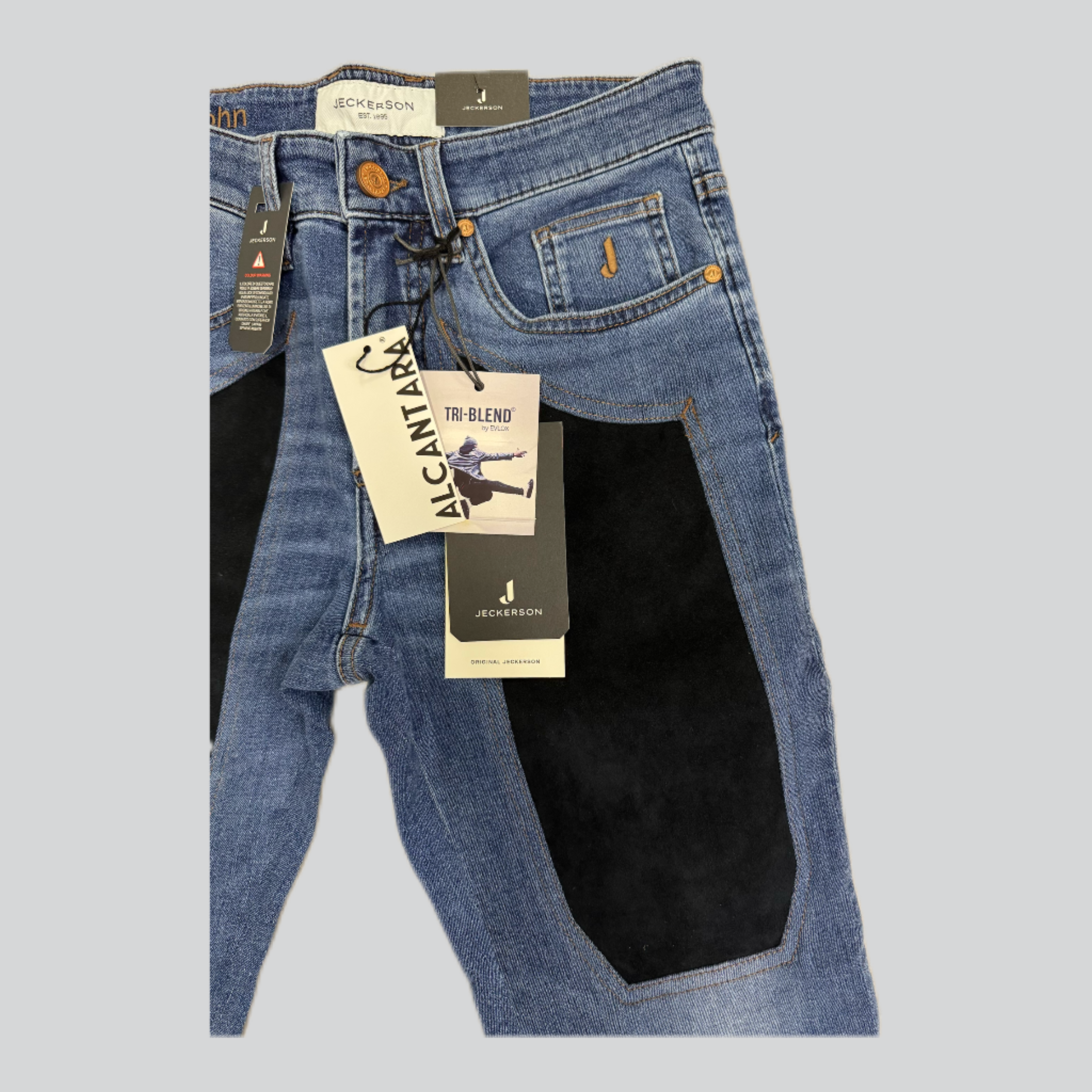 Jeans JECKERSON toppa alcantara blu
