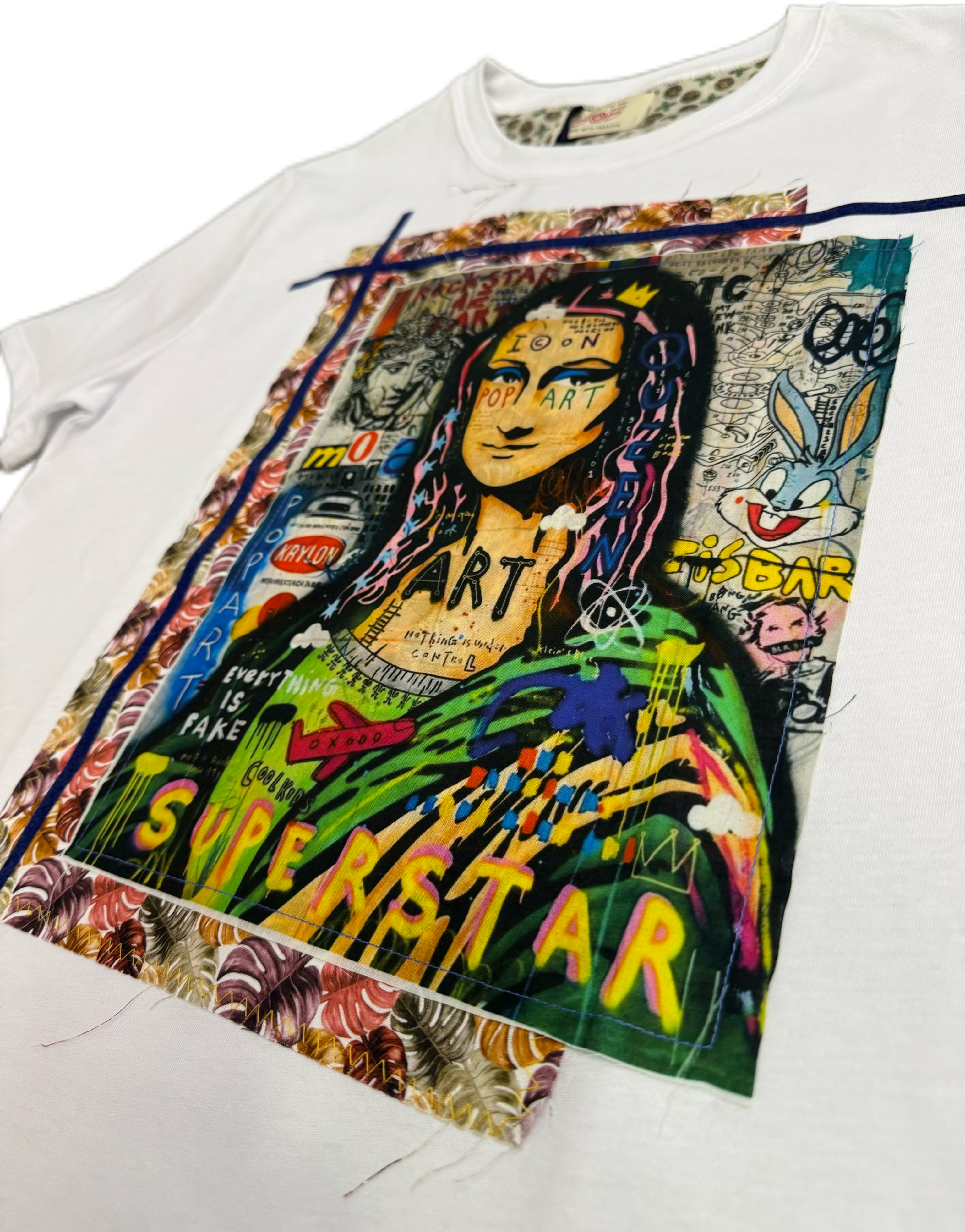 T-shirt BOB ricamata Monna Lisa