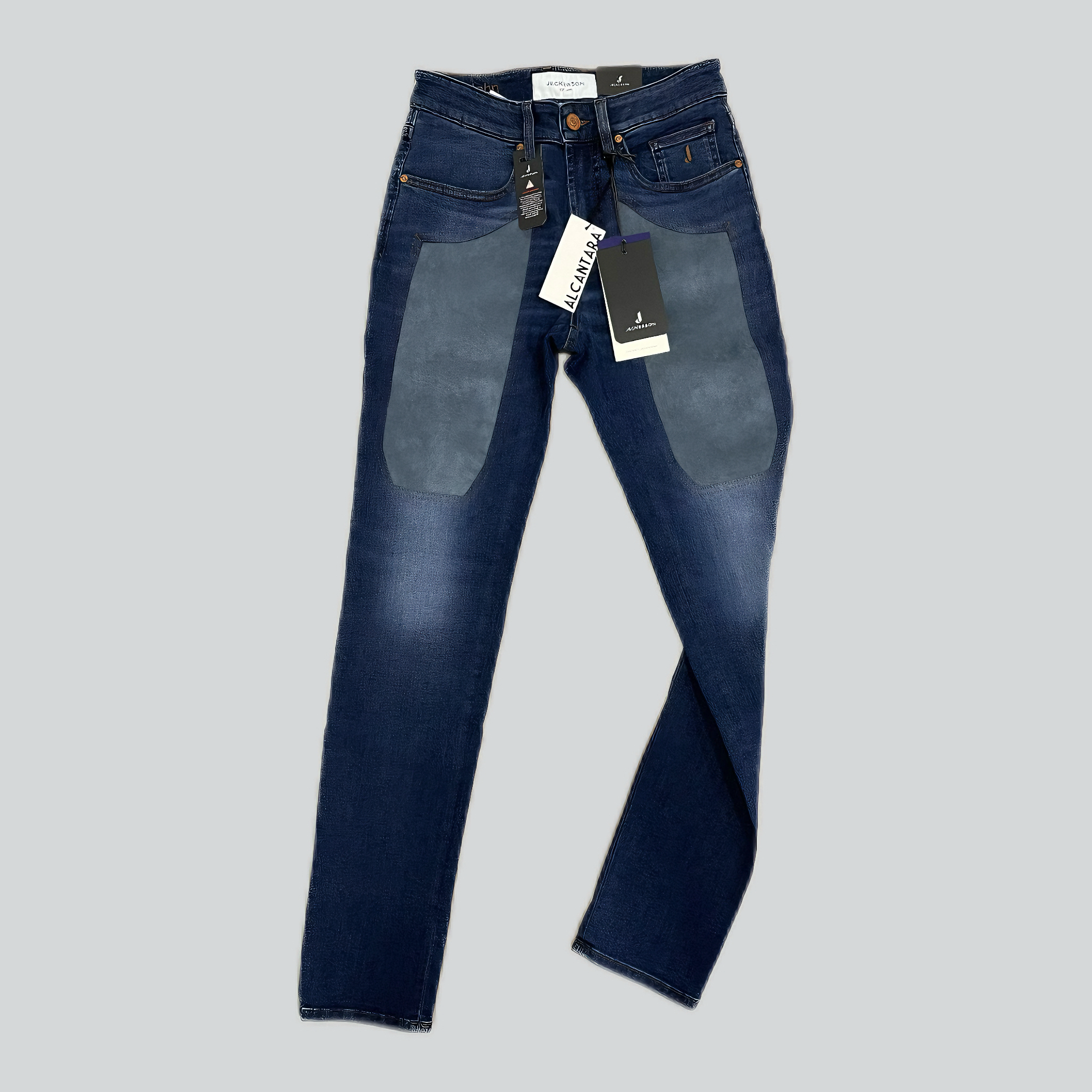 Jeans JECKERSON toppa alcantara azzurra