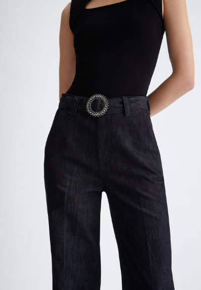 Jeans LIU JO flare con cintura gioiello