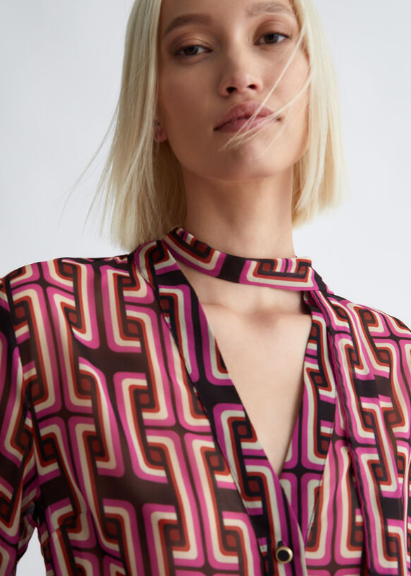 Camicia LIU-JO con stampa geometrica