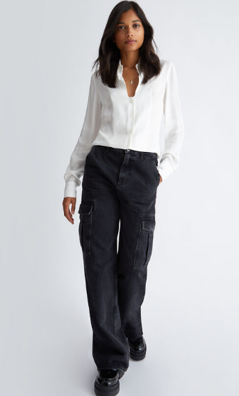 Camicia LIU-JO jacquard in raso