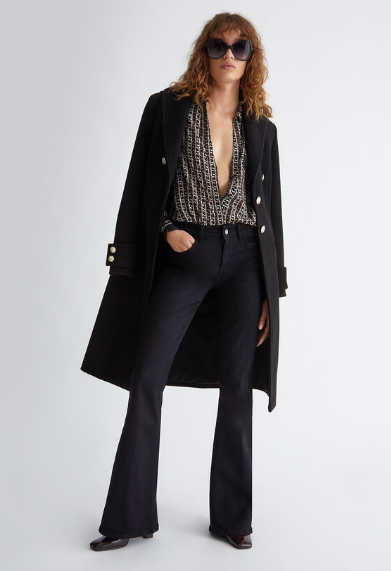 Cappotto lungo LIU-JO in misto lana