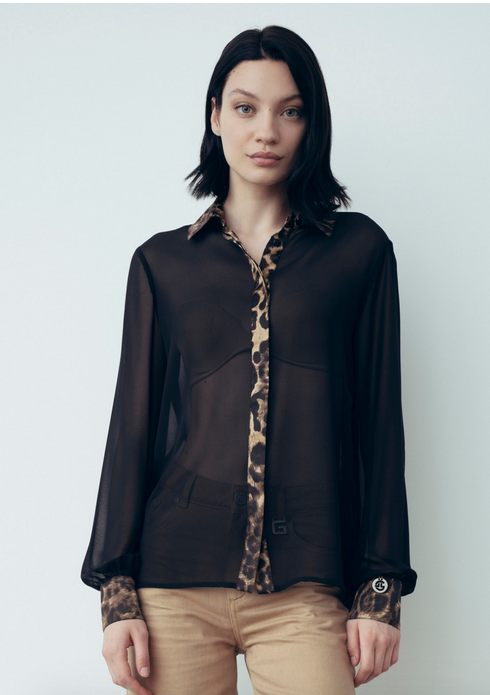 Camicia GAELLE PARIS in georgette GBDP18565