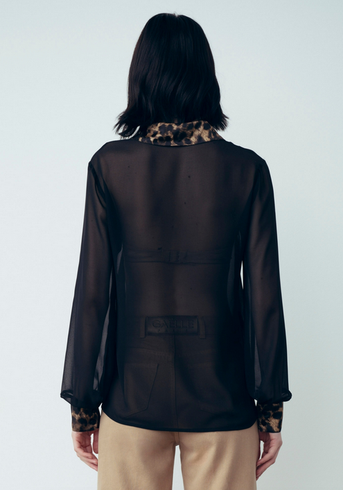 Camicia GAELLE PARIS in georgette GBDP18565