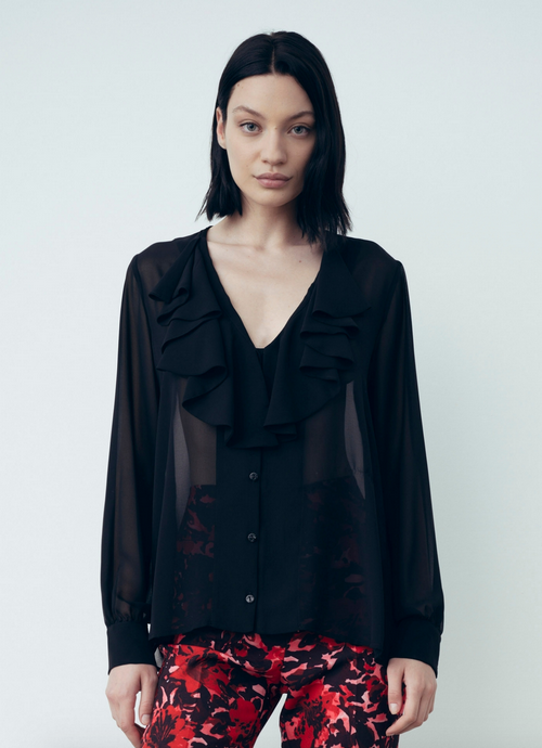 Blusa GAELLE PARIS in chiffon GBDP18741