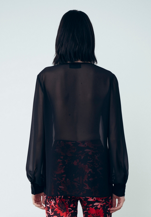 Blusa GAELLE PARIS in chiffon GBDP18741