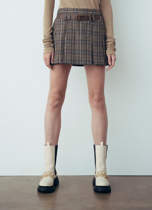 Gonna GAELLE PARIS in misto lana GBDP18539
