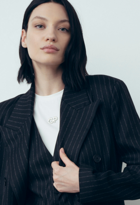 Gilet GAELLE PARIS gessato GBDP18785