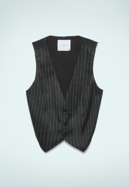 Gilet GAELLE PARIS gessato GBDP18785