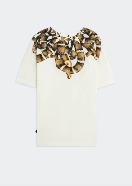 T-shirt MARCELO BURLON girocollo con serpenti