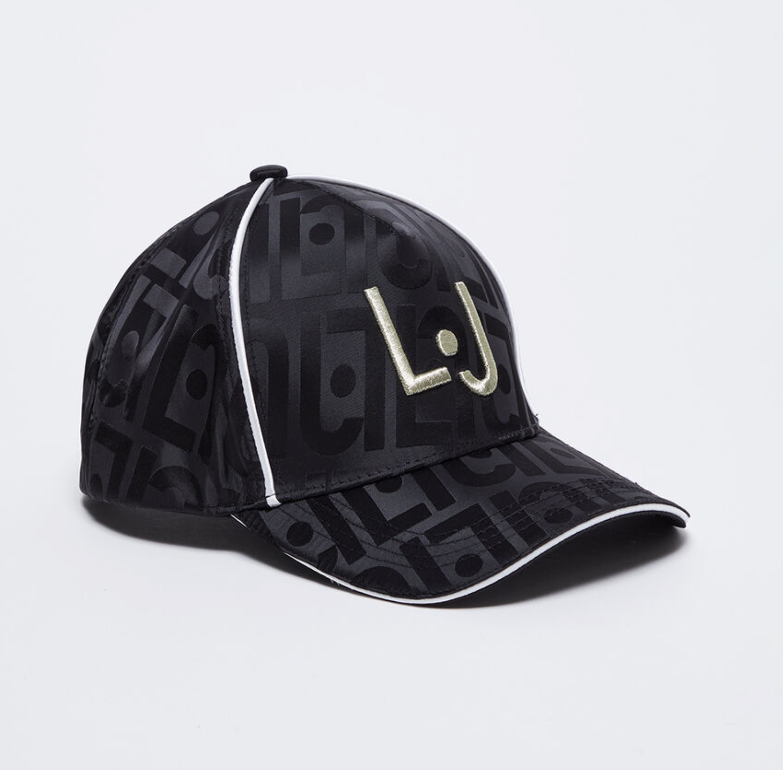 Cappello LIUJO con visiera in raso jacquard