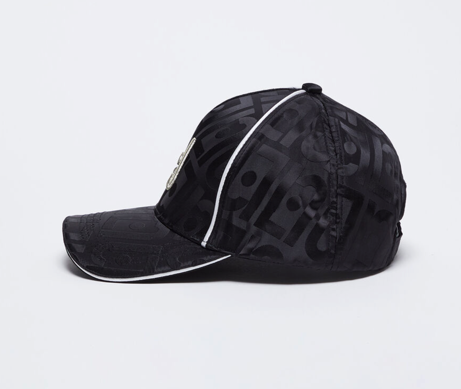 Cappello LIUJO con visiera in raso jacquard
