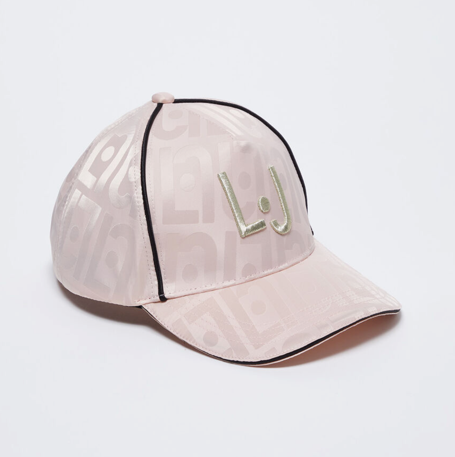 Cappello LIUJO con visiera in raso jacquard