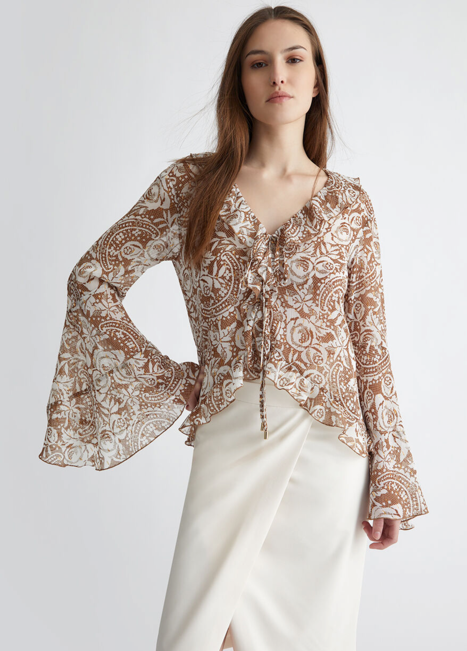 Blusa LIUJO con pizzo