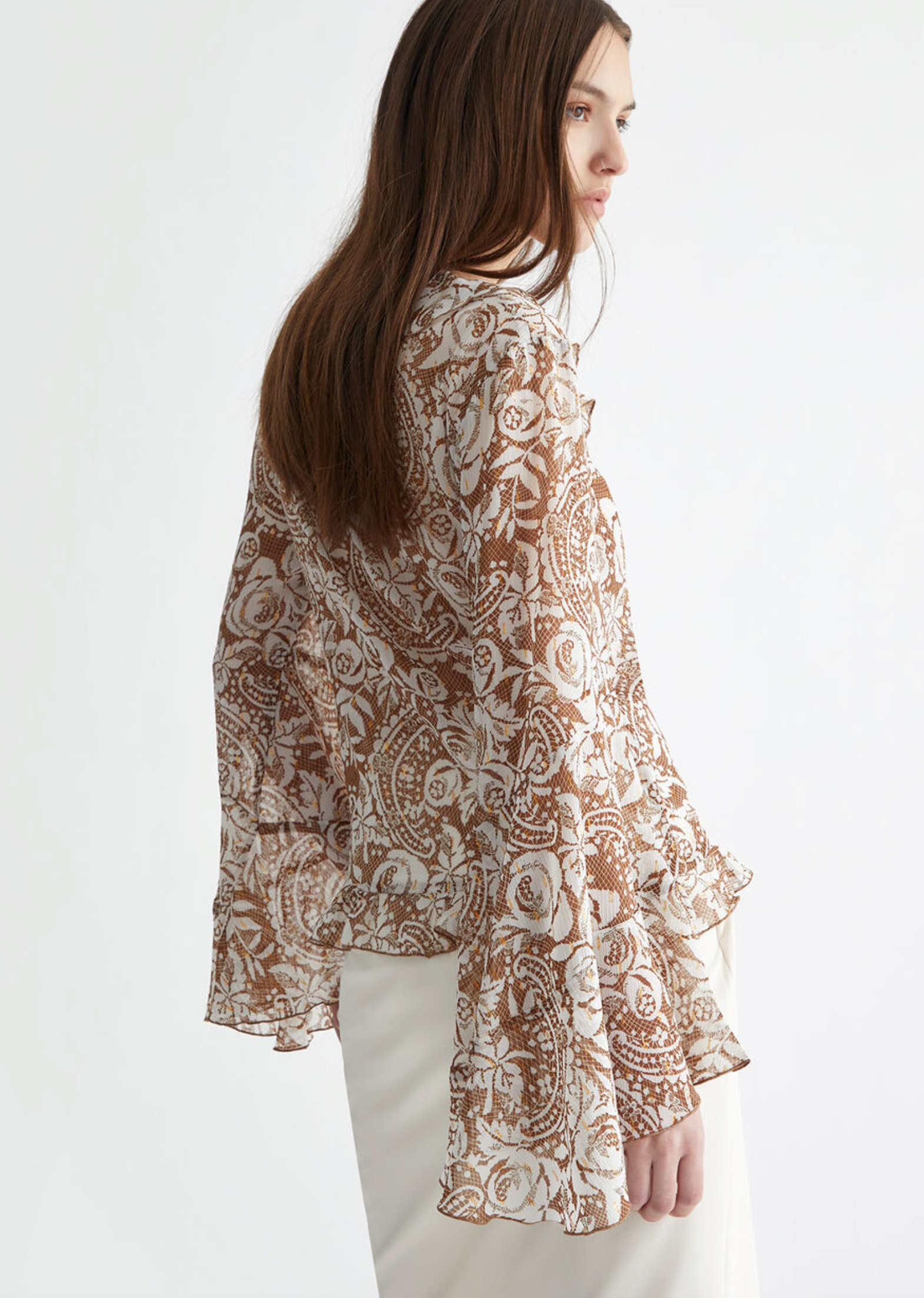 Blusa LIUJO con pizzo