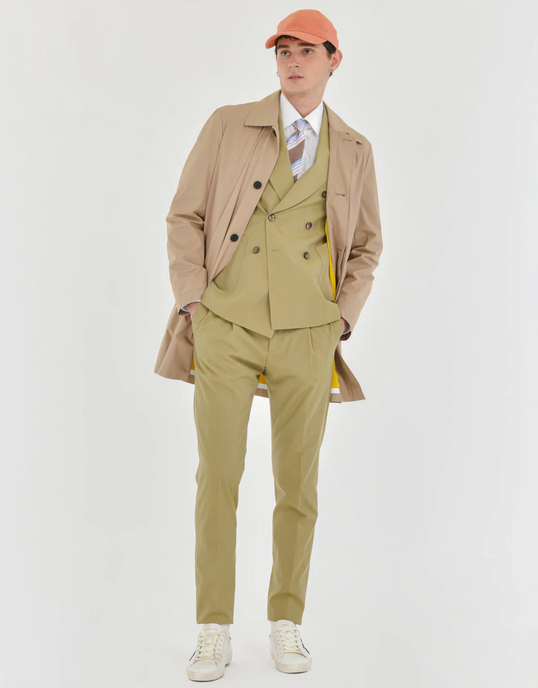 Trench MANUEL RITZ sfoderato