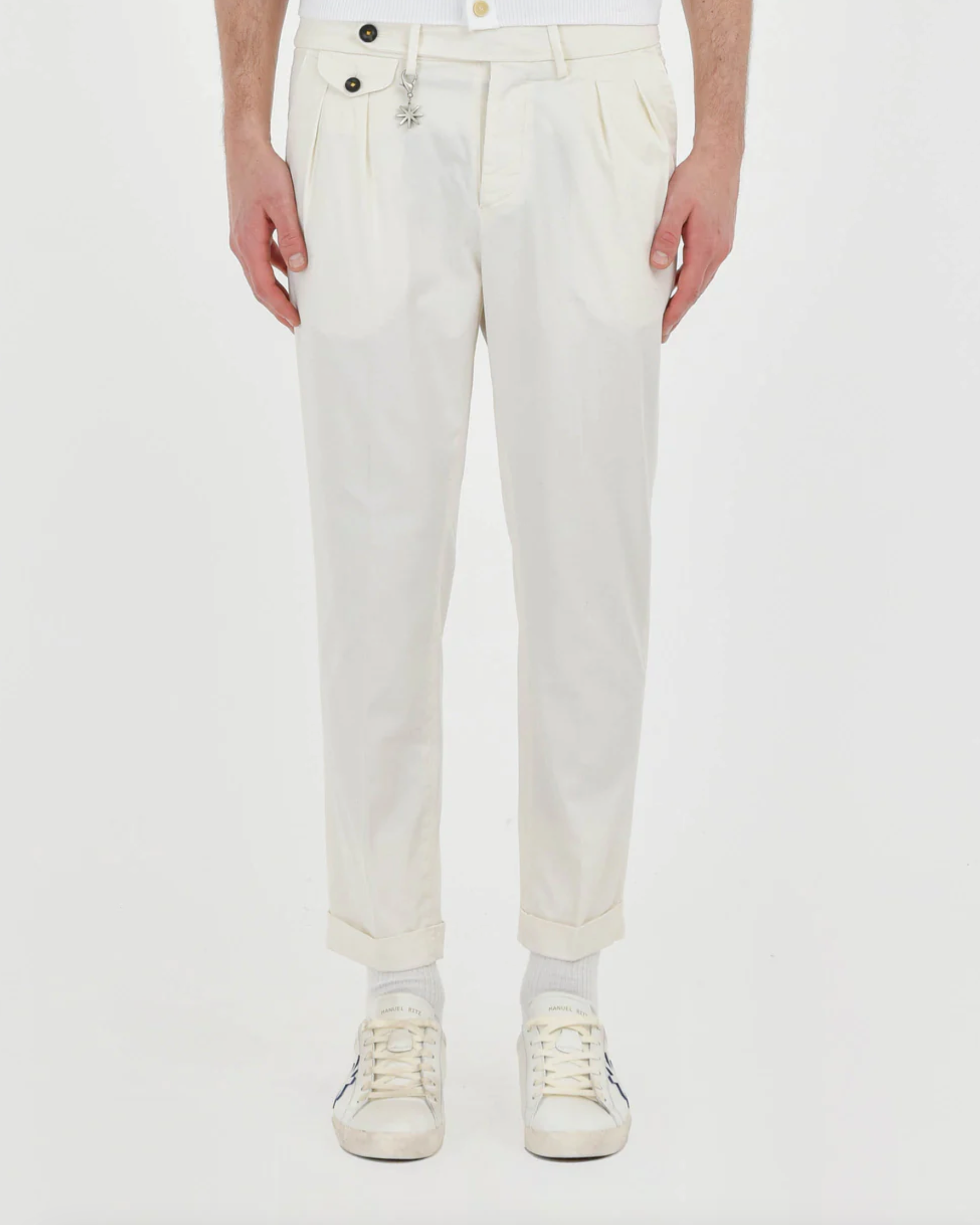 Pantalone MANUEL RITZ con doppia pinces
