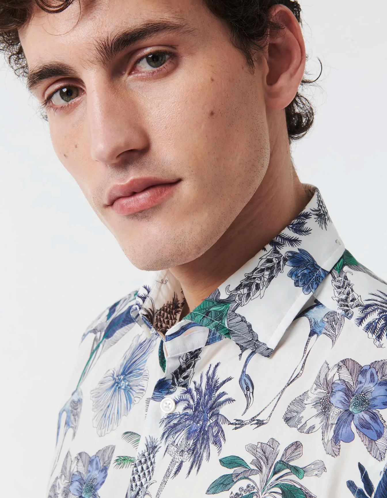 Camicia XACUS fantasia fiori