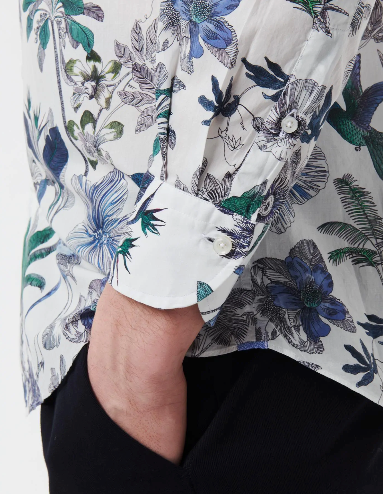 Camicia XACUS fantasia fiori