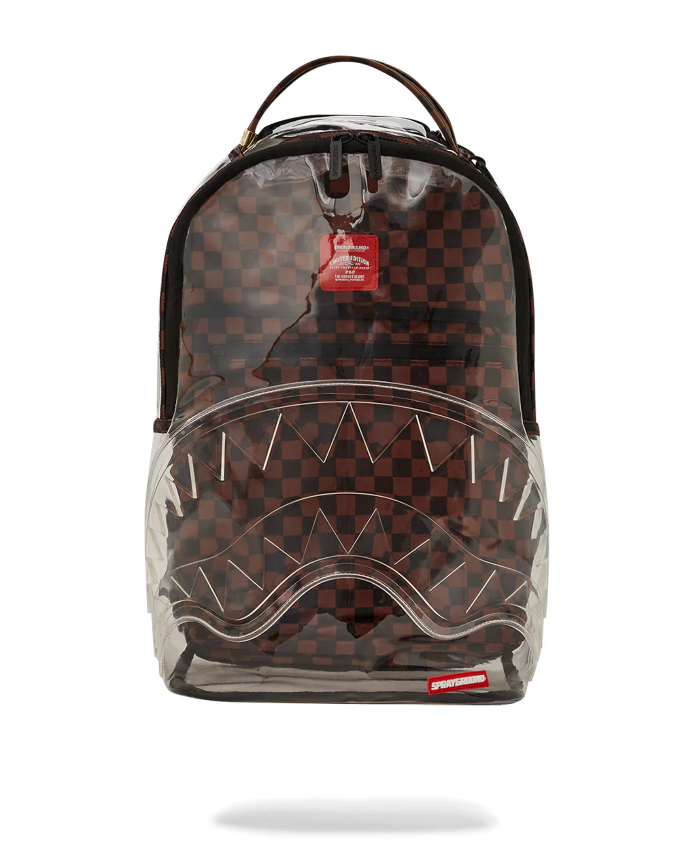 Zaino CLEAR BROWN CHECK CLEAR 910B6656NSZ