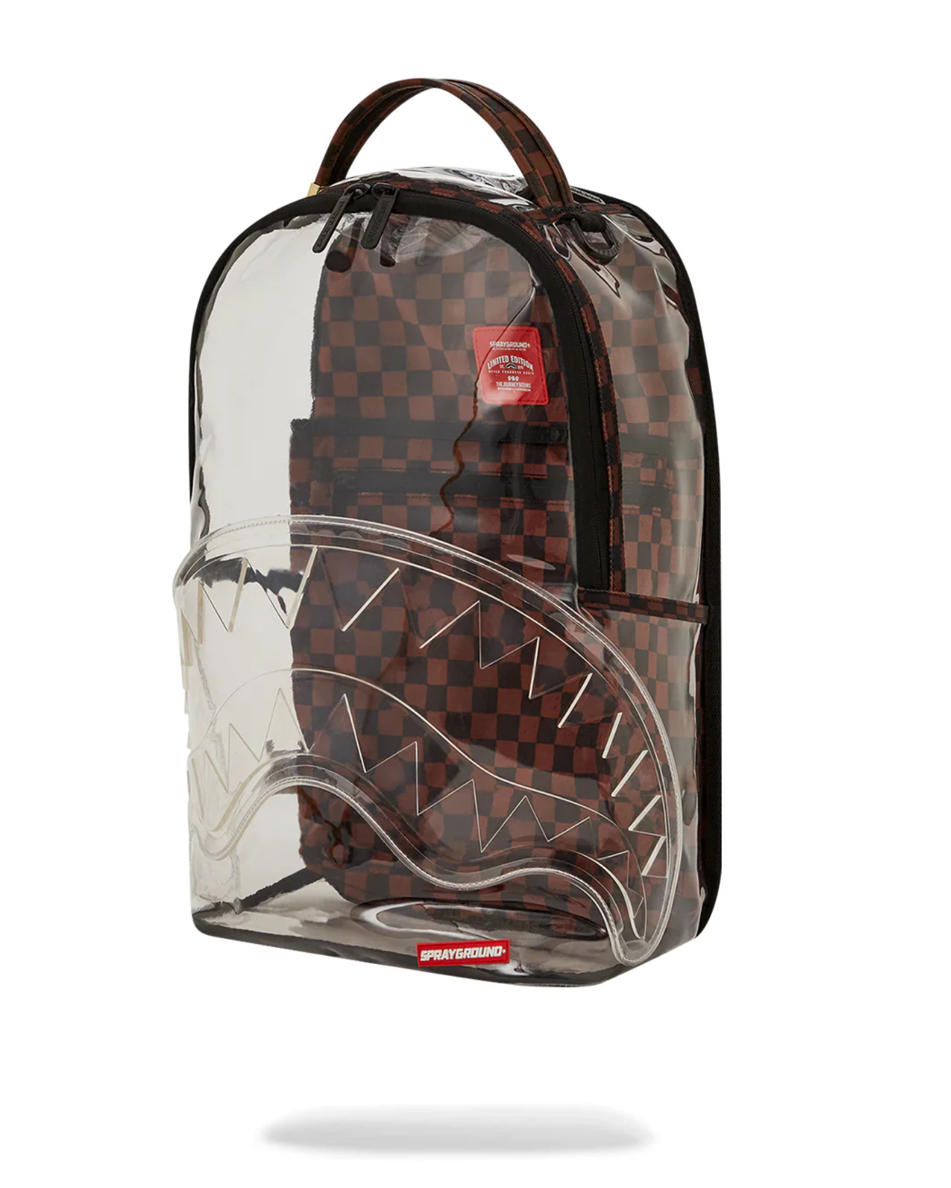 Zaino CLEAR BROWN CHECK CLEAR 910B6656NSZ
