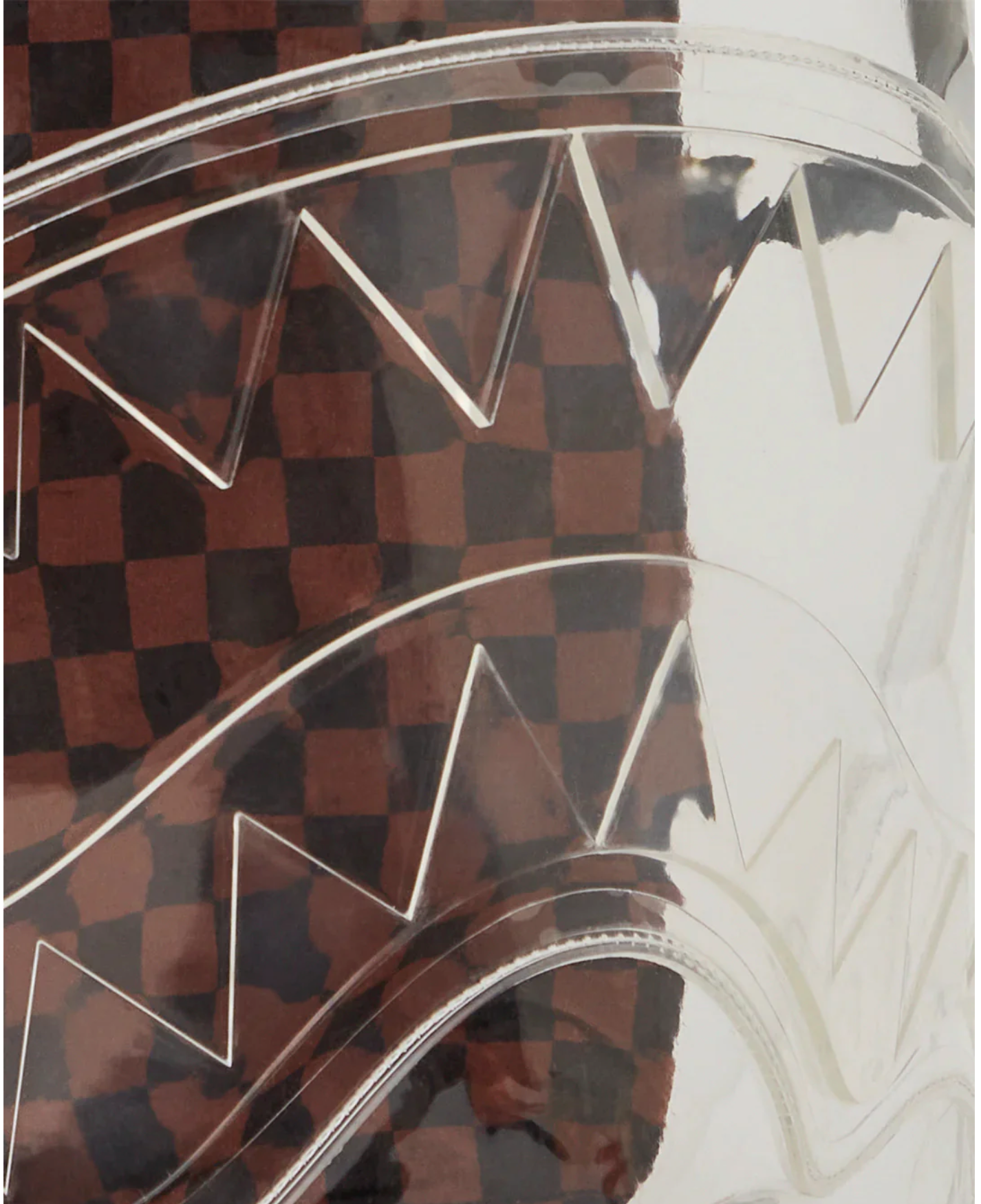 Zaino CLEAR BROWN CHECK CLEAR 910B6656NSZ