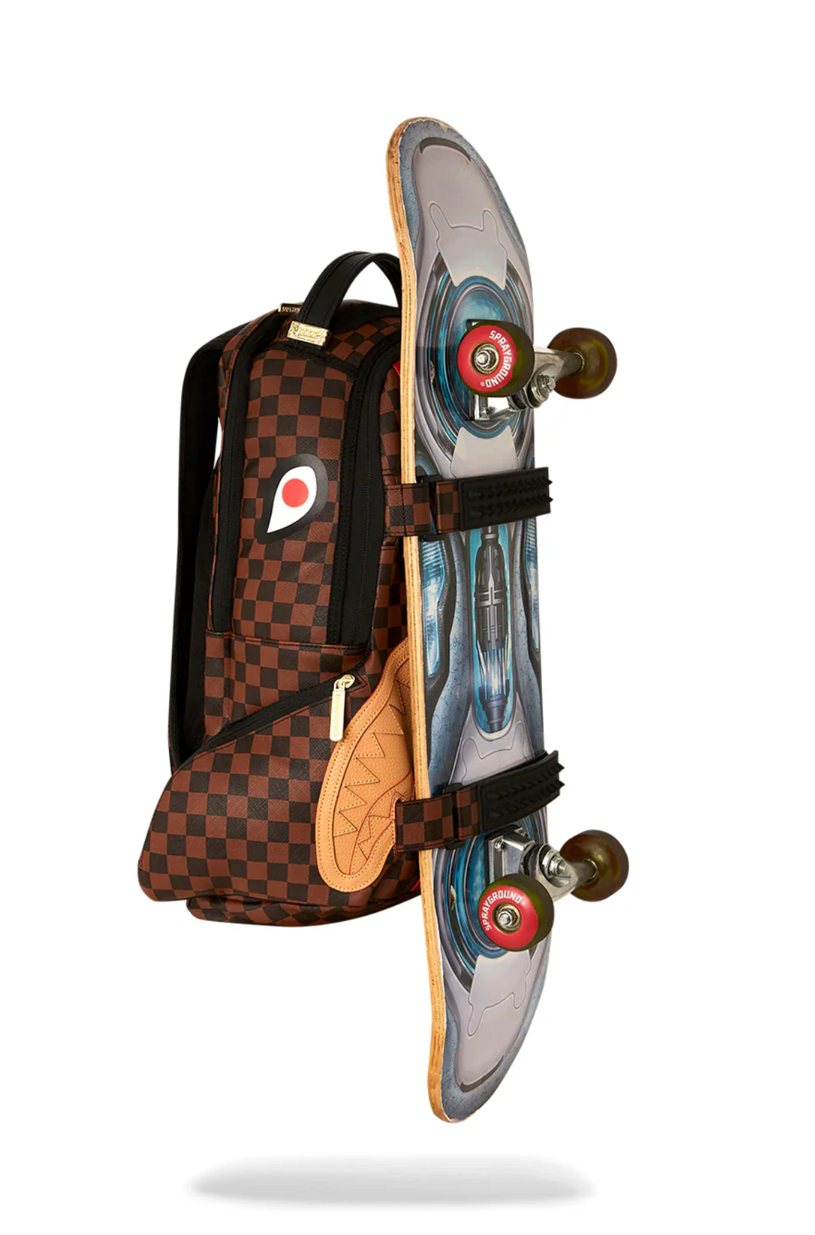 Zaino SPRAYGROUND SHARKSPORT GTO SKATER LARGE BACKPACK MARRONE 910B6556NSZ