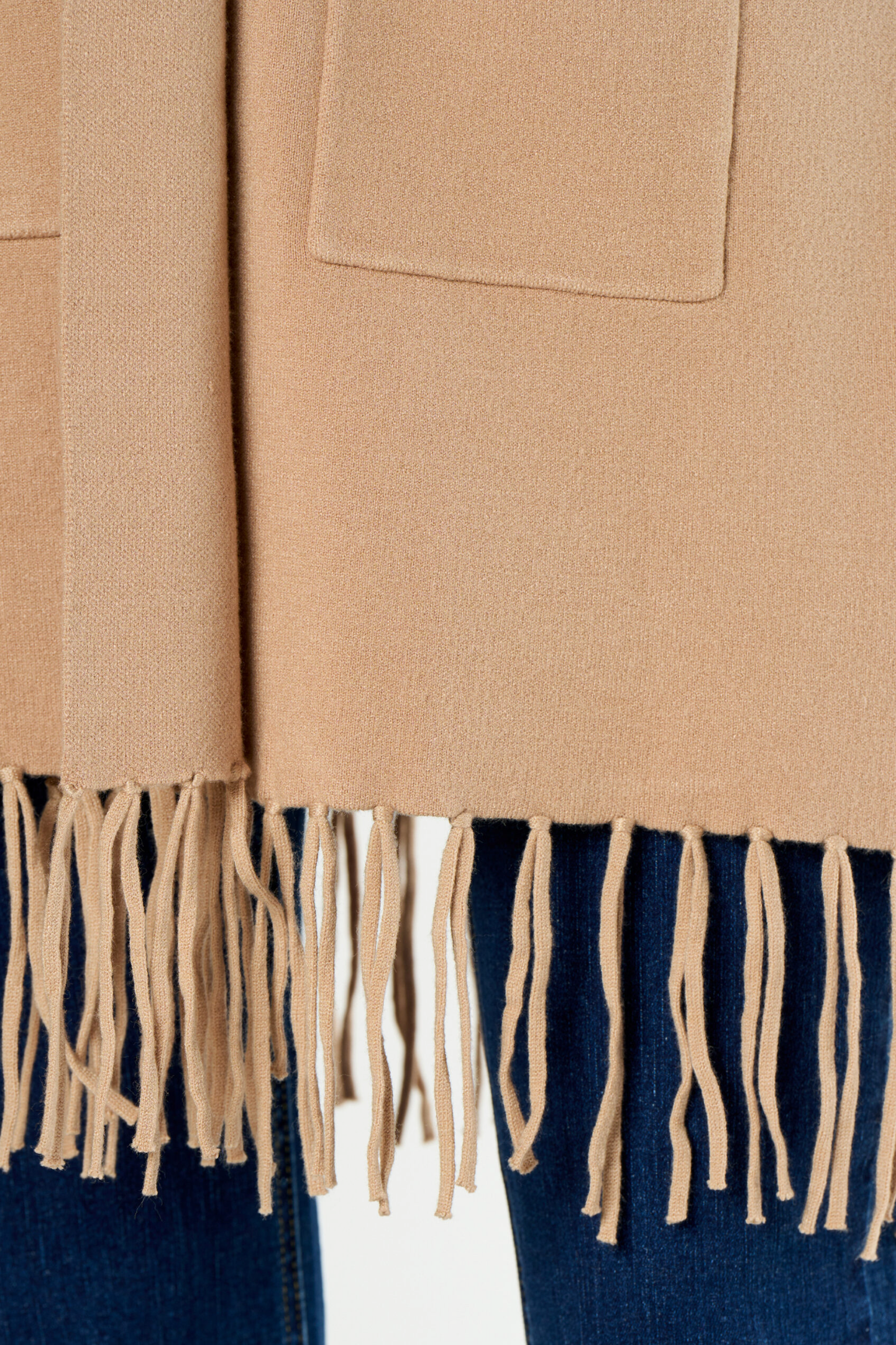Cardigan NO SECRET con frange