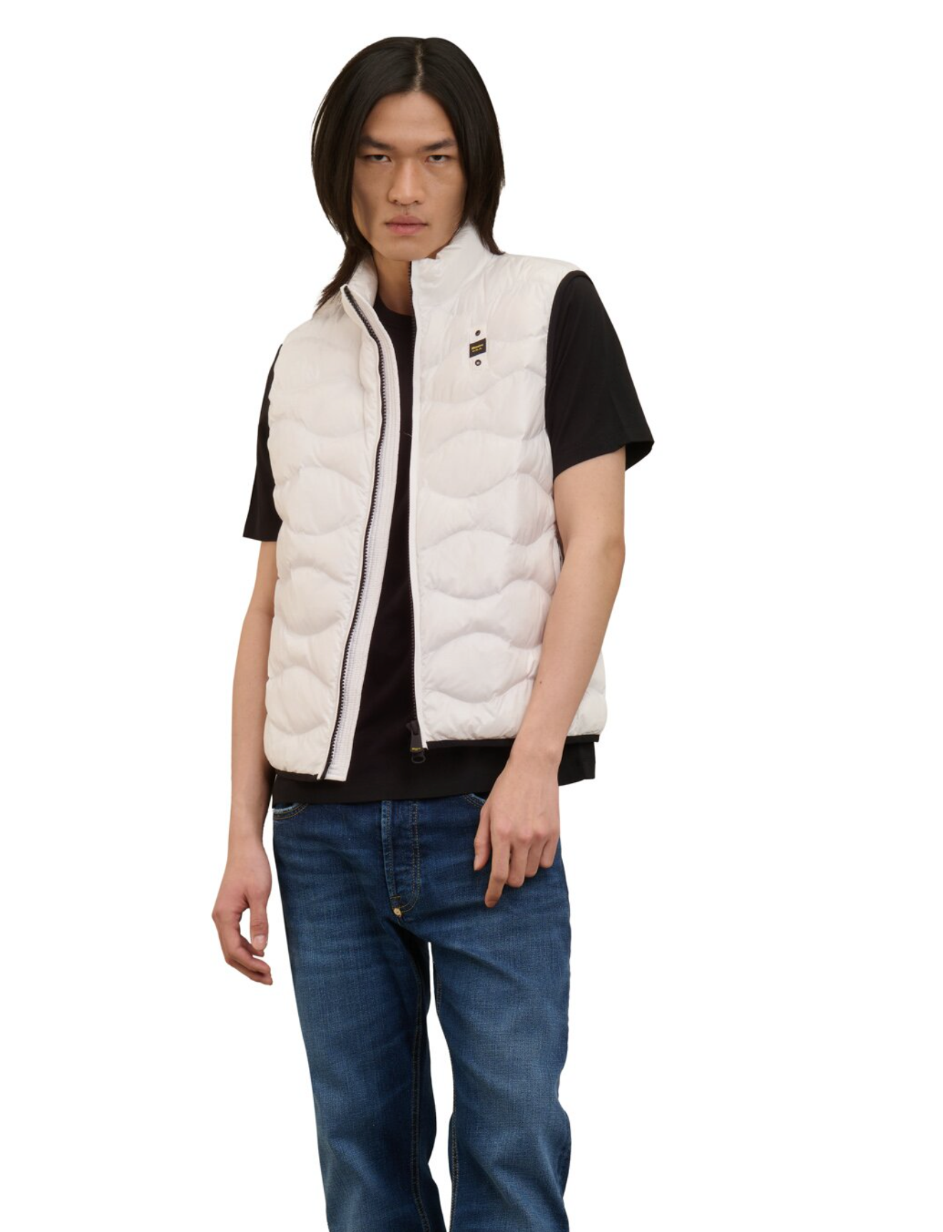 Piumino smanicato BLAUER USA AD ONDE DANNY