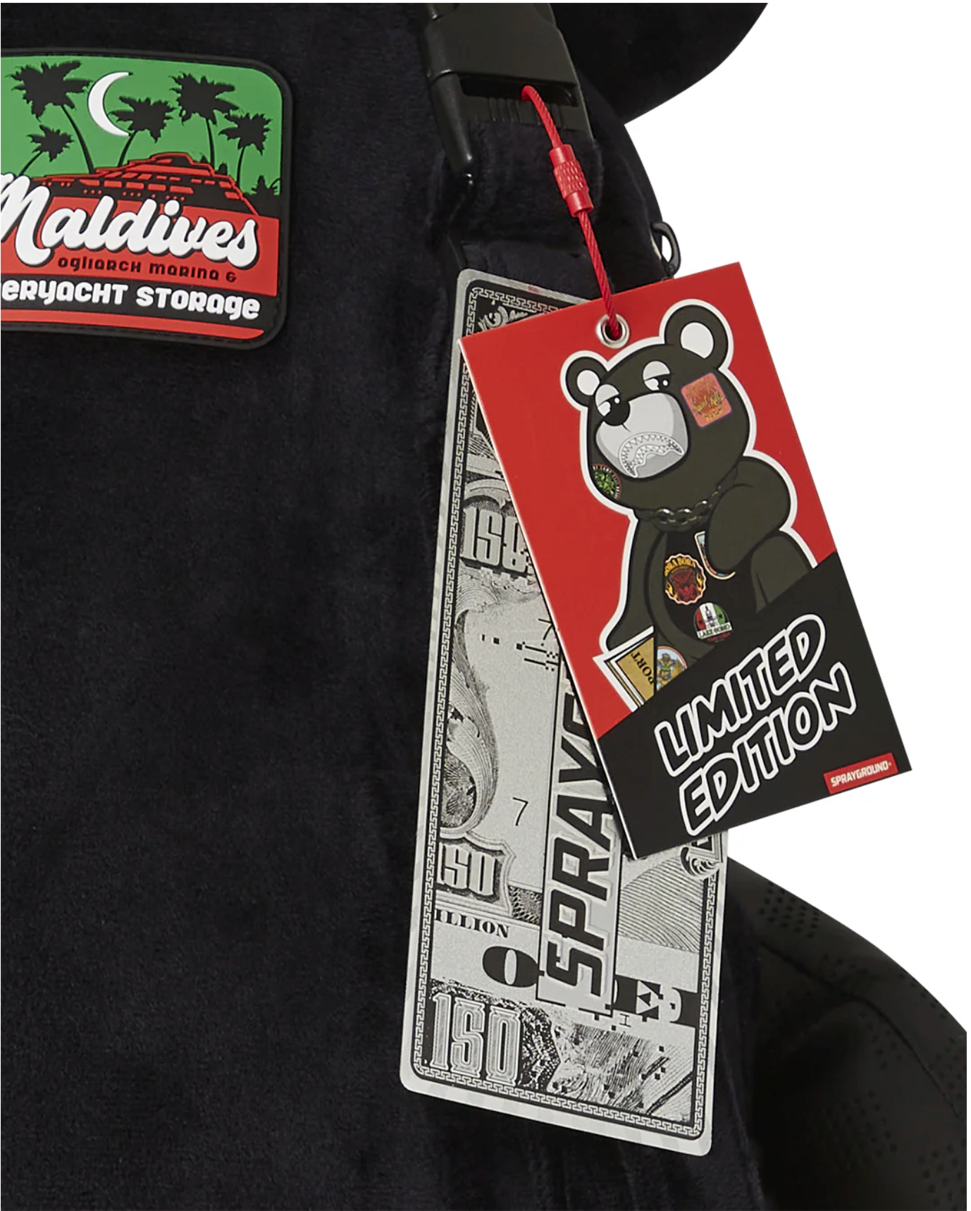 Zaino SPRAYGROUND GLOBAL MOGUL BILLIONAIRE TEDDY BEAR