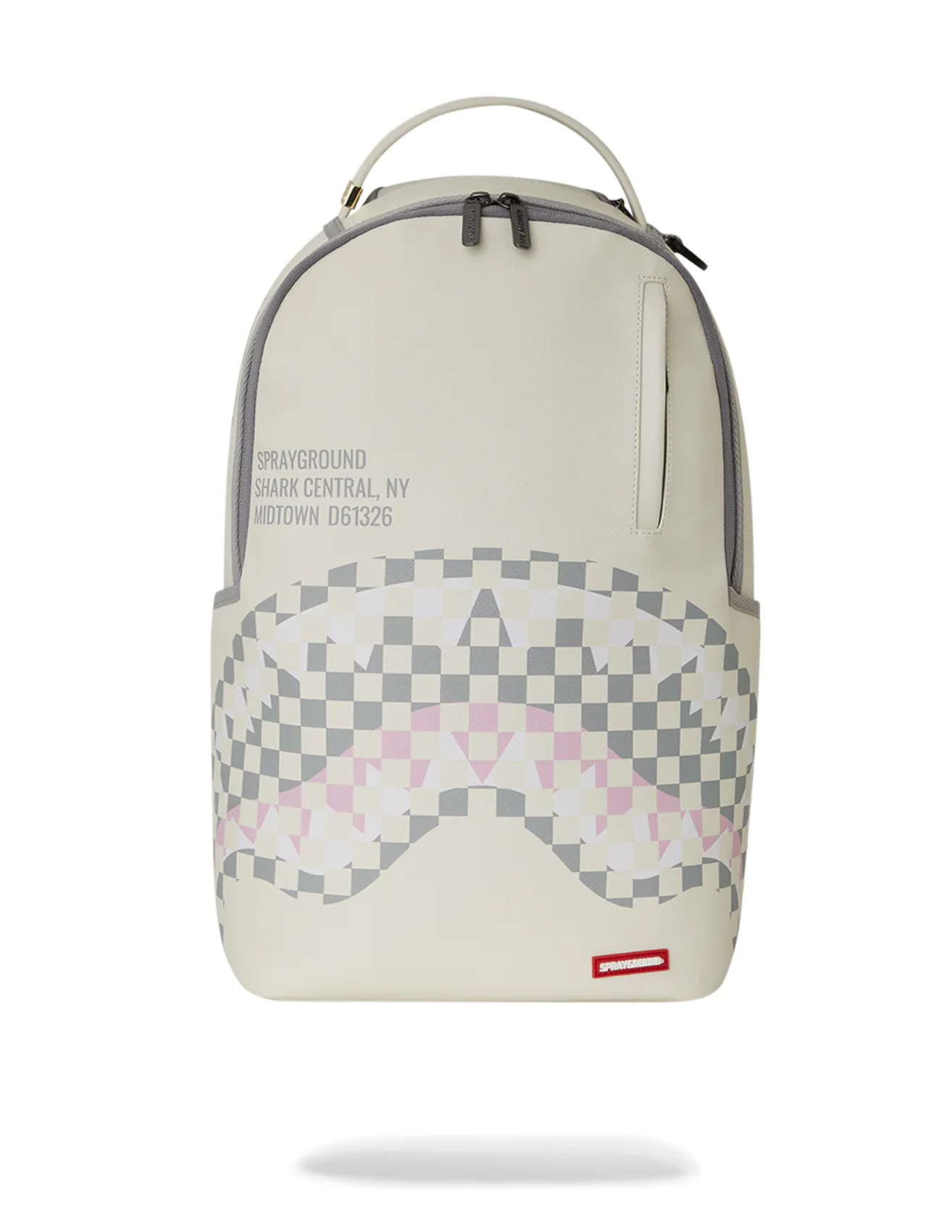 Zaino SPRAYGROUND CREAM CHECK SHARK CENTRAL BACKPACK