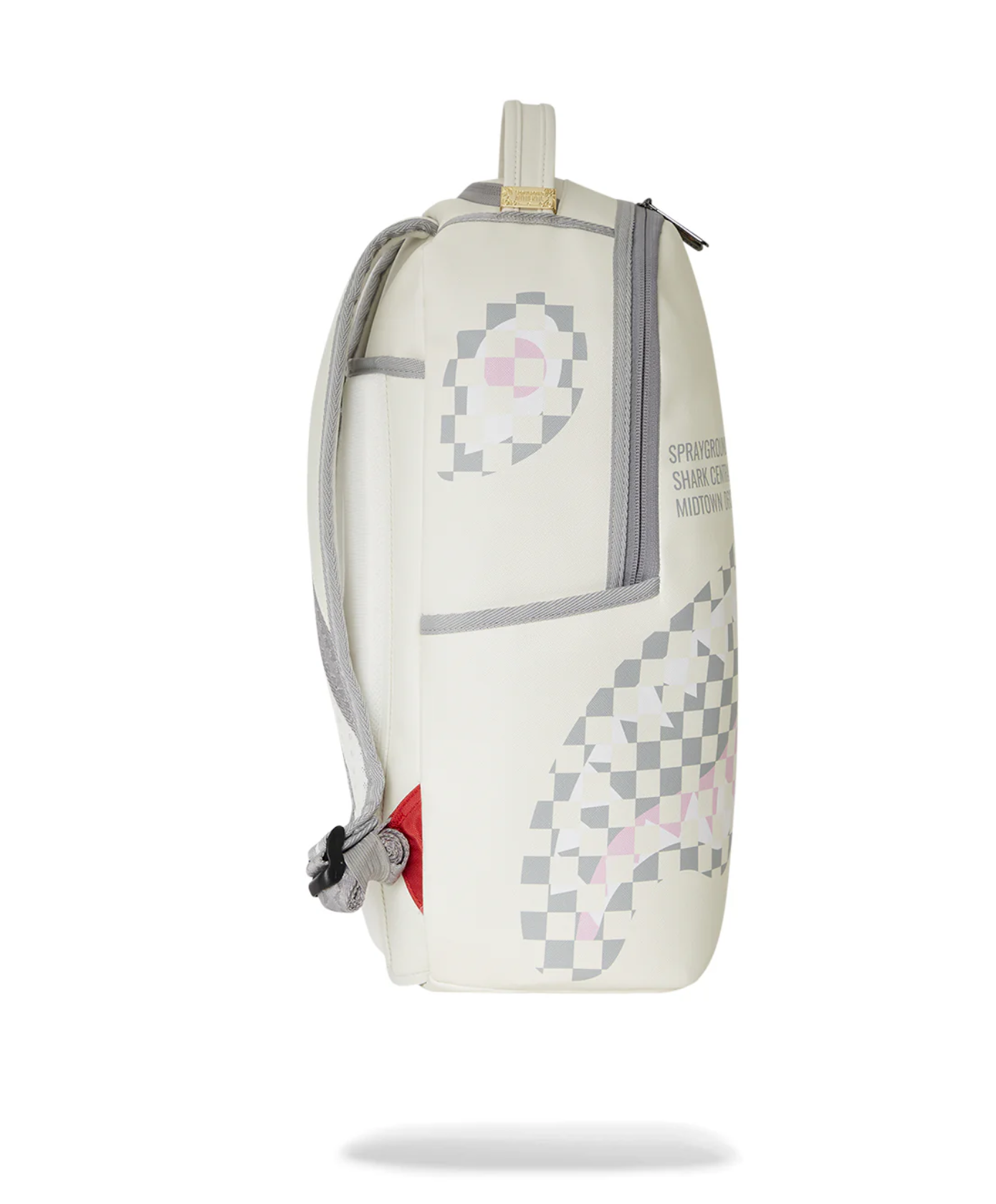 Zaino SPRAYGROUND CREAM CHECK SHARK CENTRAL BACKPACK