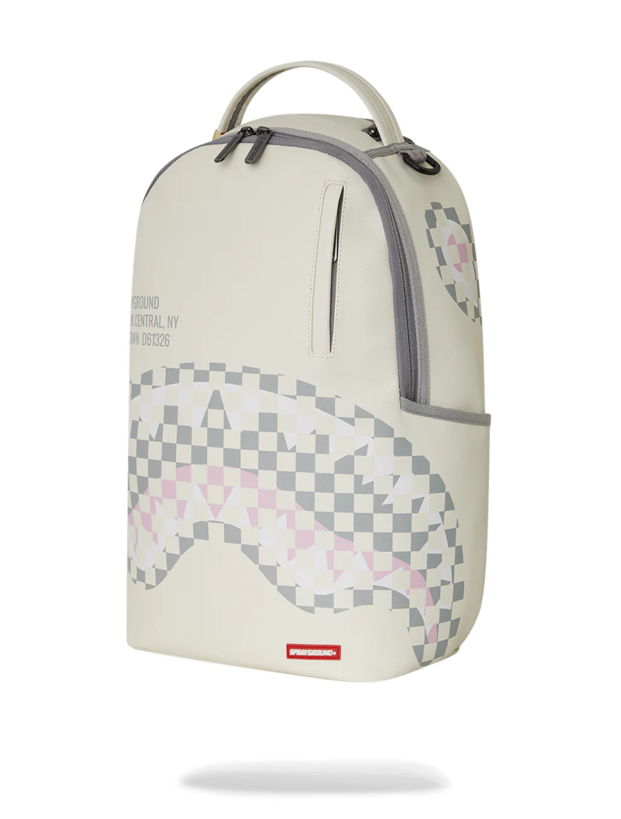 Zaino SPRAYGROUND CREAM CHECK SHARK CENTRAL BACKPACK