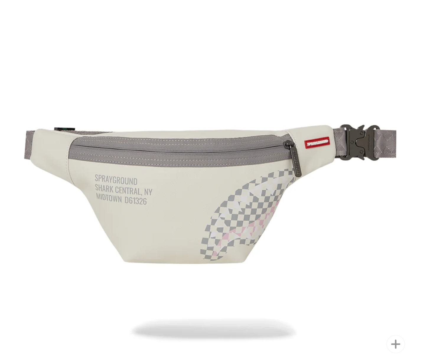 Marsupio SPRAYGROUND CREAM CHECK SHARK CENTRAL CROSSBODY