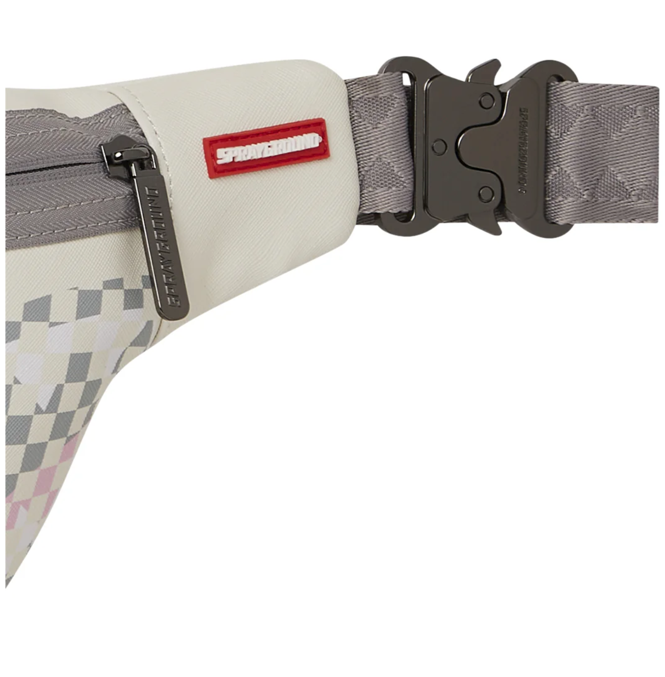 Marsupio SPRAYGROUND CREAM CHECK SHARK CENTRAL CROSSBODY