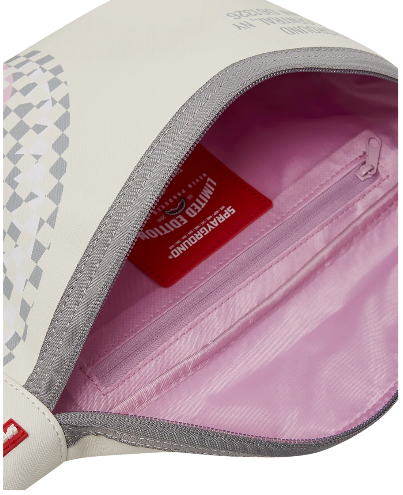 Marsupio SPRAYGROUND CREAM CHECK SHARK CENTRAL CROSSBODY