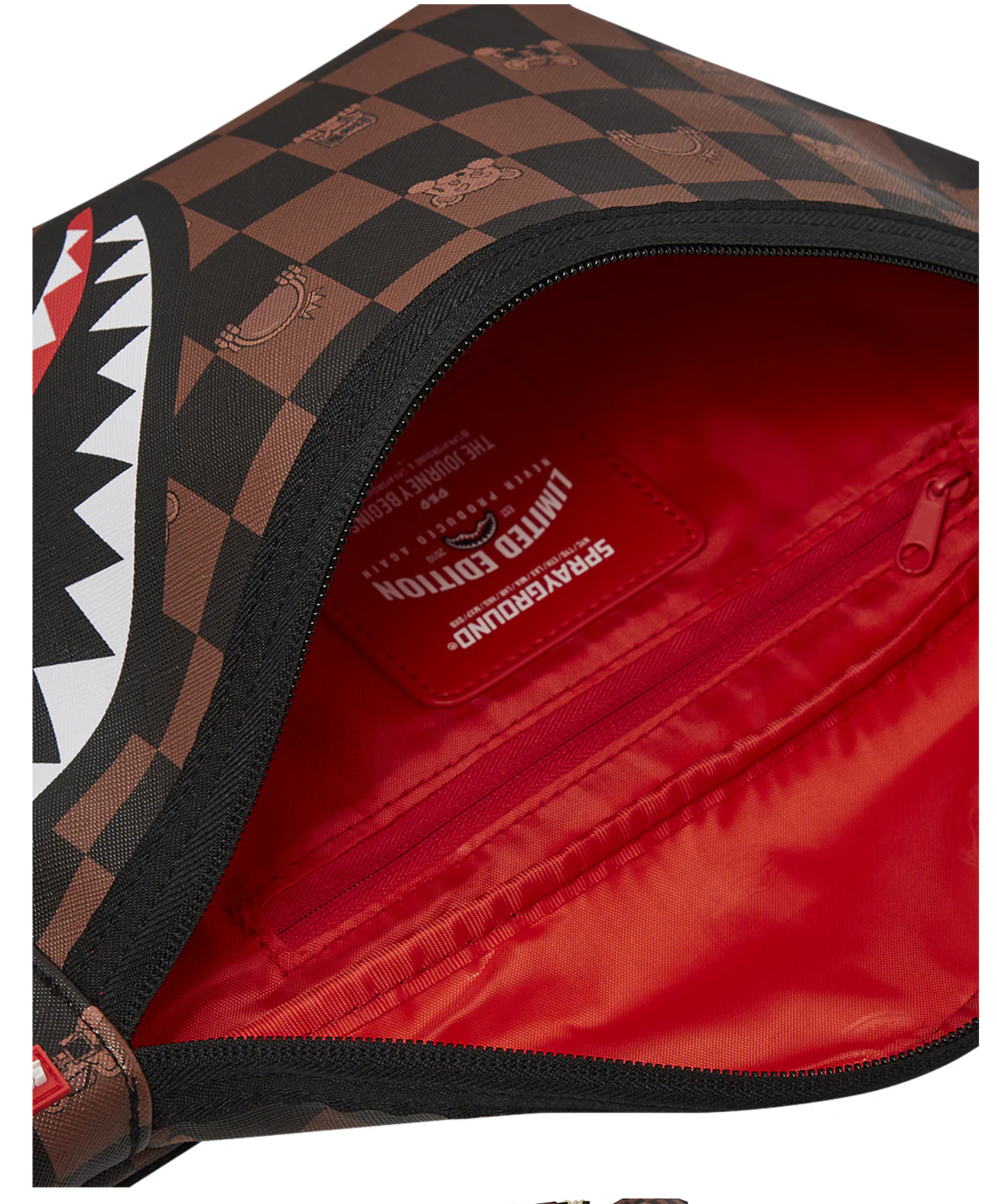 Marsupio SPRAYGROUND PEEKING CHARACTER CHECK CROSSBODY