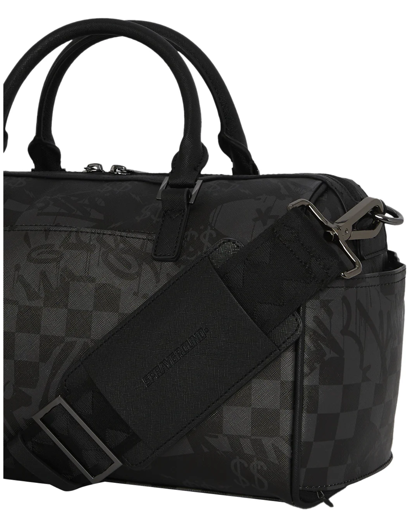 Borsa SPRAYGROUND 3AM CHECK MINI DUFFLE