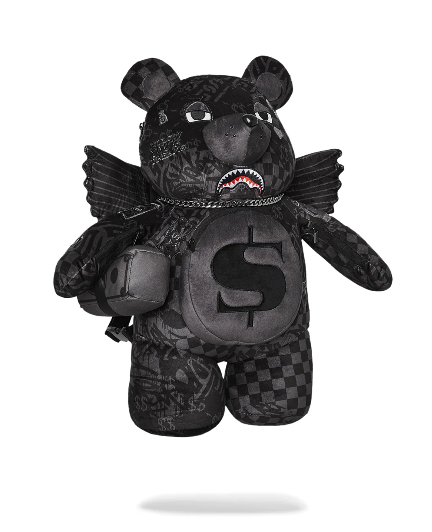 Zaino SPRAYGROUND 3AM CHECK TEDDY BEAR