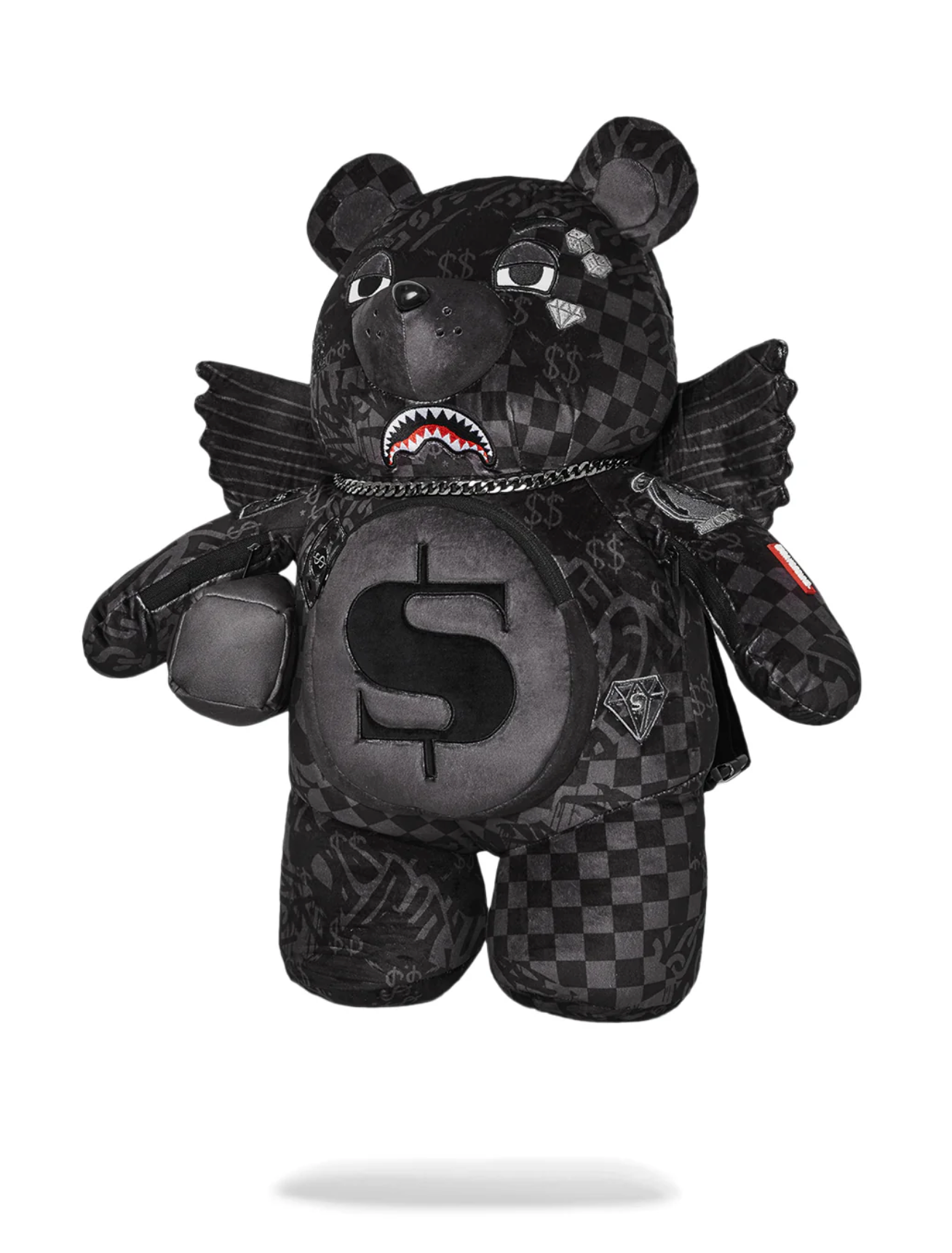 Zaino SPRAYGROUND 3AM CHECK TEDDY BEAR